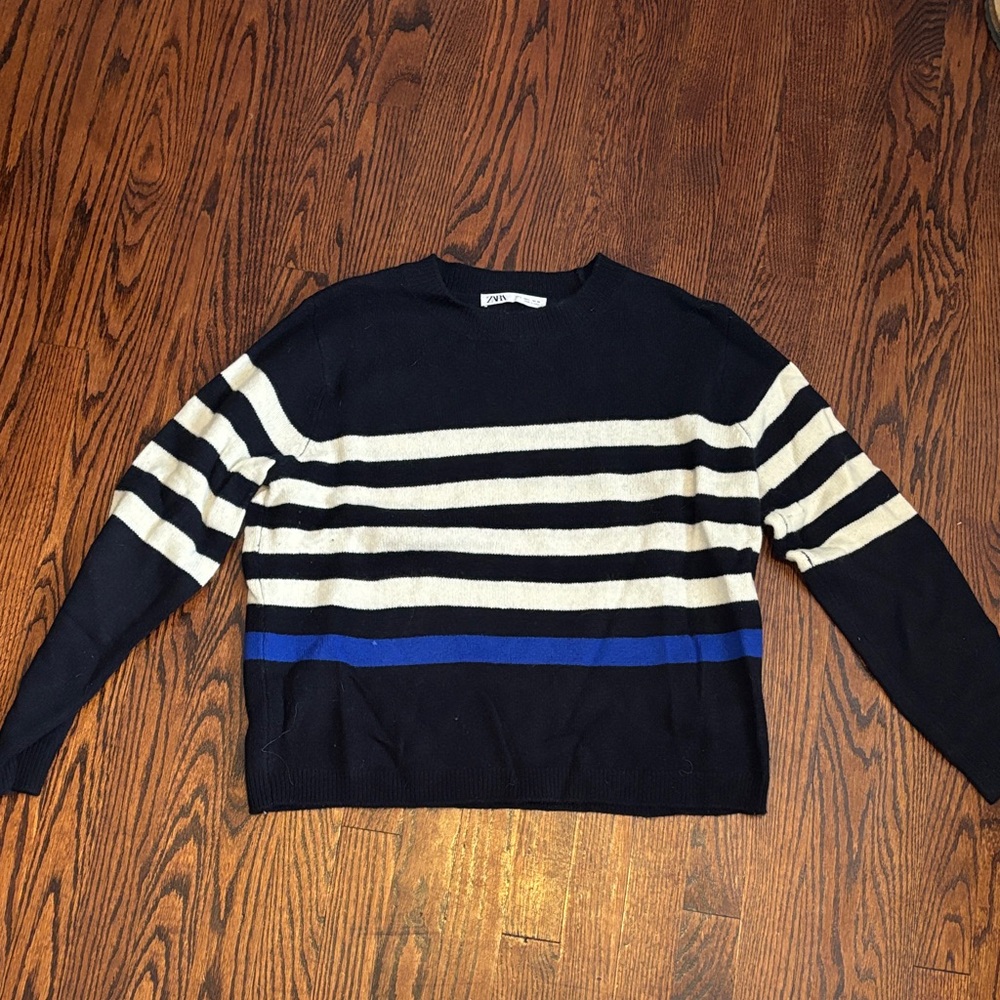 Zara Black Knit Sweater